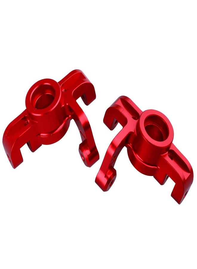 FriHobby Aluminum Front Spindle and Carrier Set for 1/10 Losi Tenacity All: Steering Knuckles & C-Hubs for Tenacity TT Pro 4WD SCT/DB Pro Lasernut U4 Upgrades, Replaces LOS234018 (Red) - Image 5